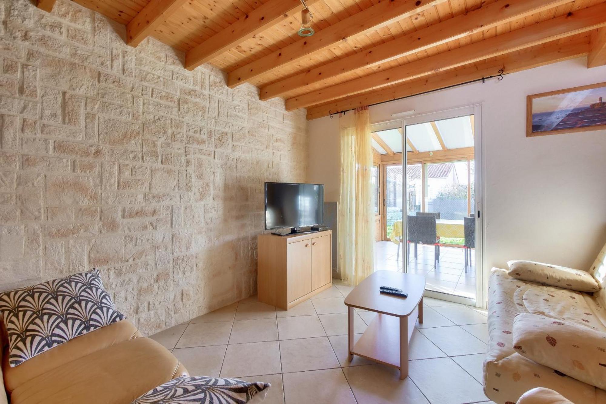 Maison Pour 8 - 5Min De La Plage - Jardin & Veranda Longeville-sur-Mer Zewnętrze zdjęcie