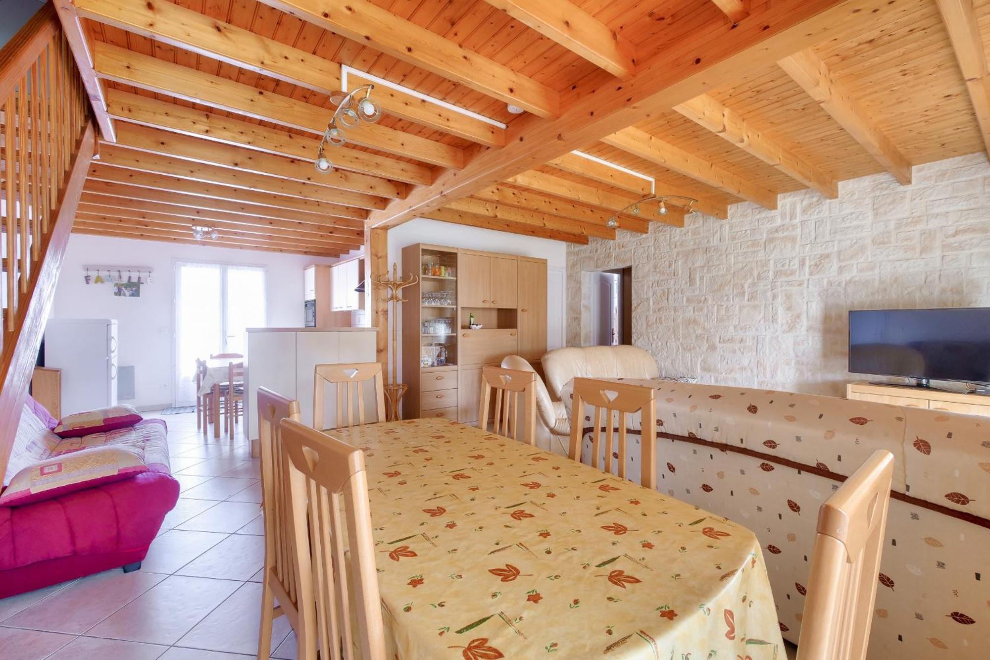 Maison Pour 8 - 5Min De La Plage - Jardin & Veranda Longeville-sur-Mer Zewnętrze zdjęcie