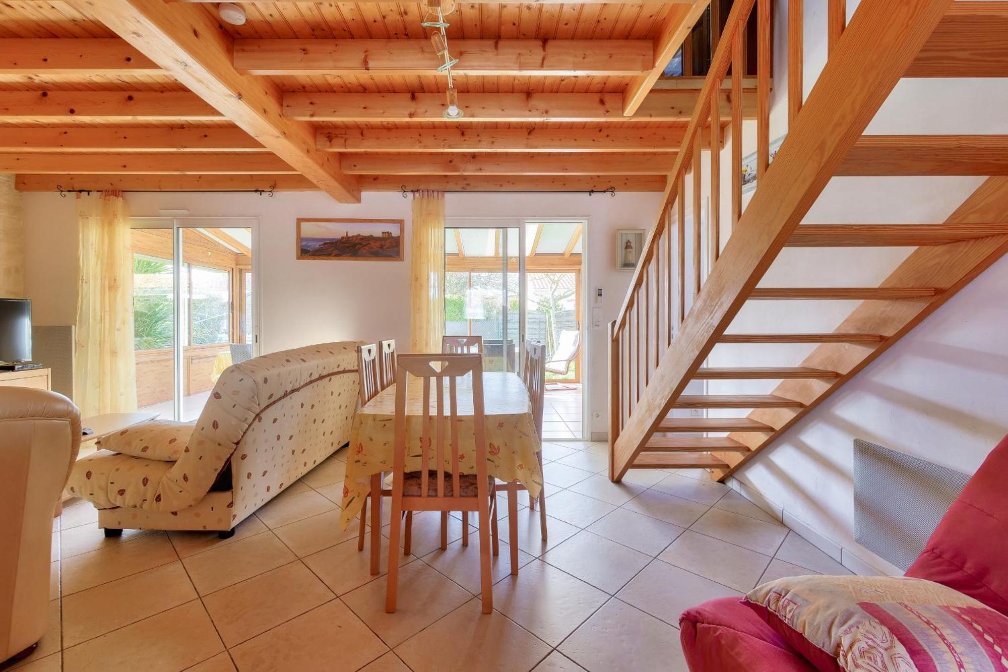 Maison Pour 8 - 5Min De La Plage - Jardin & Veranda Longeville-sur-Mer Zewnętrze zdjęcie