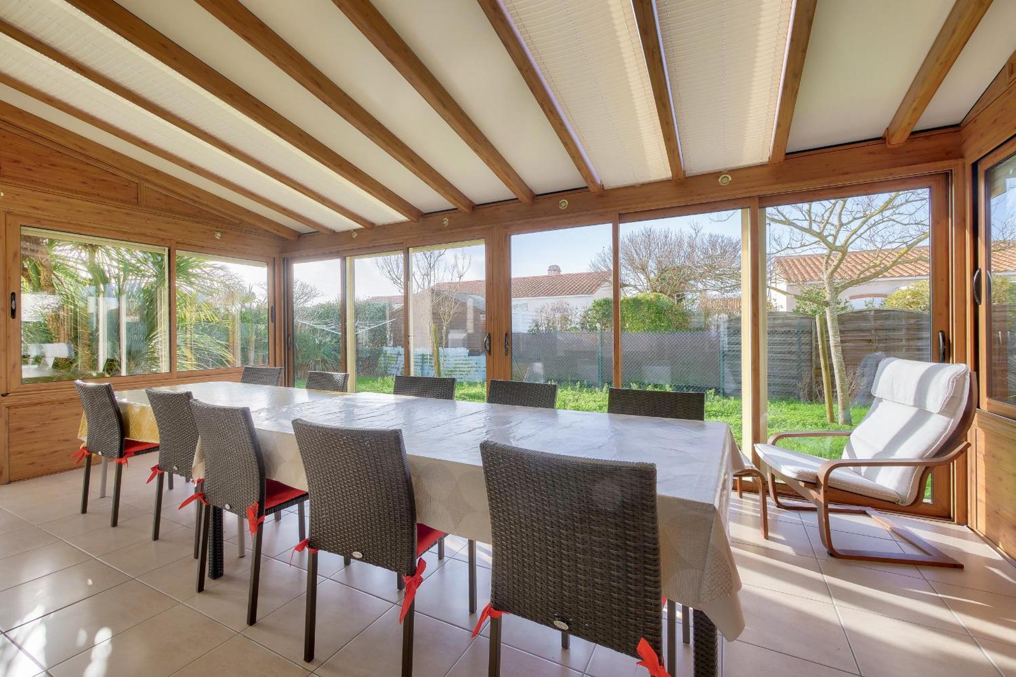 Maison Pour 8 - 5Min De La Plage - Jardin & Veranda Longeville-sur-Mer Zewnętrze zdjęcie