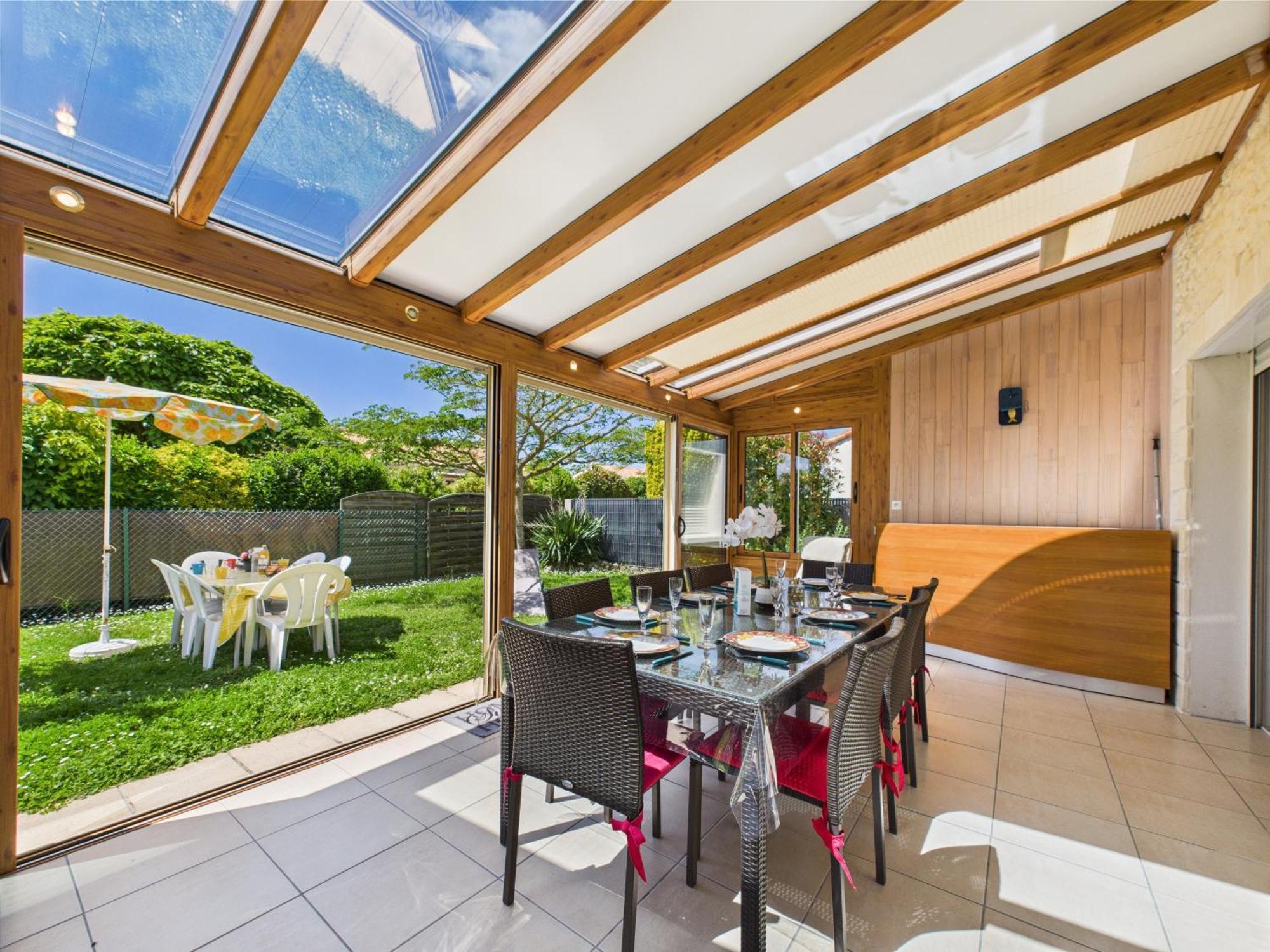 Maison Pour 8 - 5Min De La Plage - Jardin & Veranda Longeville-sur-Mer Zewnętrze zdjęcie