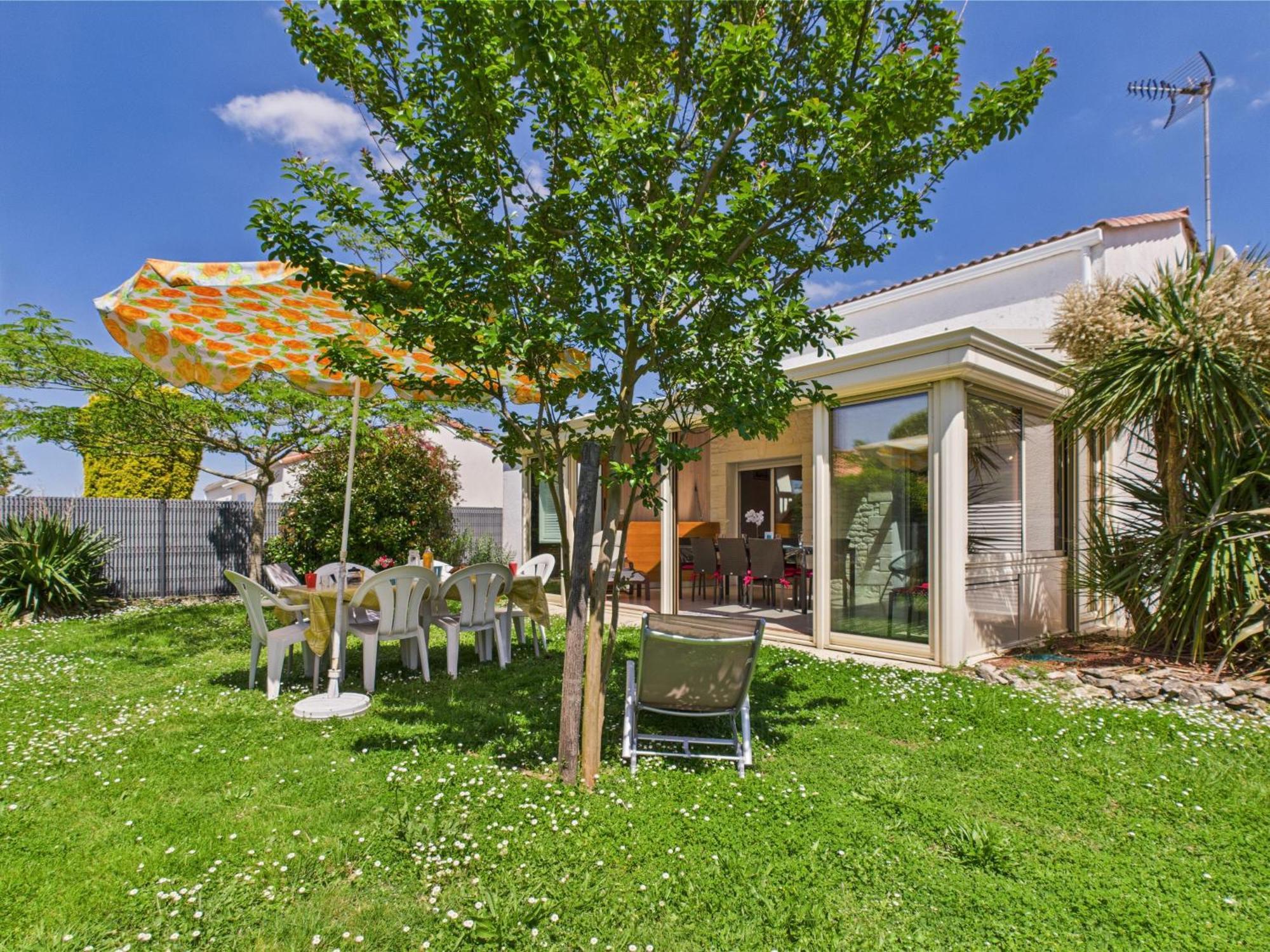 Maison Pour 8 - 5Min De La Plage - Jardin & Veranda Longeville-sur-Mer Zewnętrze zdjęcie